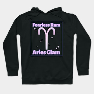 Aries - Fearless Ram Aries Glam Hoodie